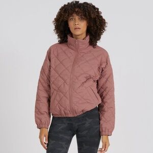 Vuori Echo Women’s Insulated Bomber Jacket – M, Terracotta NWOT